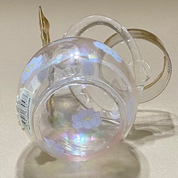 Ganz, Vintage, Angel Tea Light Candle Holder, July Gift, Iridescent Floral Print - Picture 7 of 8